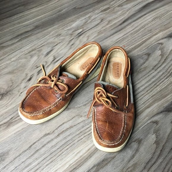 Sperry‎ top sider classic leather boat loafers flat - Picture 1 of 5